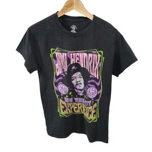NWOT Jimi Hendrix Graphic New York Experience Short Sleeve Tshirt Black SZ Small